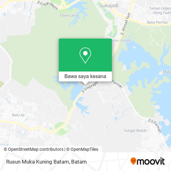 Peta Rusun Muka Kuning Batam