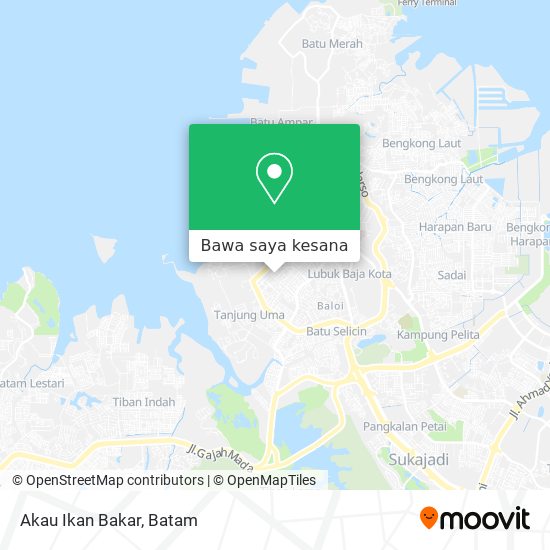 Peta Akau Ikan Bakar