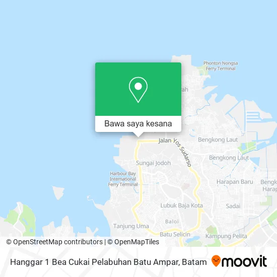 Peta Hanggar 1 Bea Cukai Pelabuhan Batu Ampar