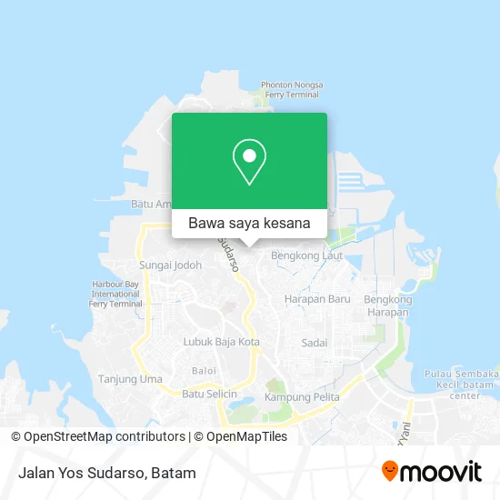Peta Jalan Yos Sudarso
