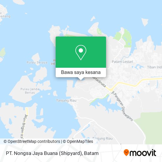 Peta PT. Nongsa Jaya Buana (Shipyard)