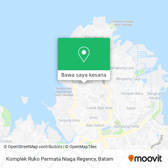 Peta Komplek Ruko Permata Niaga Regency