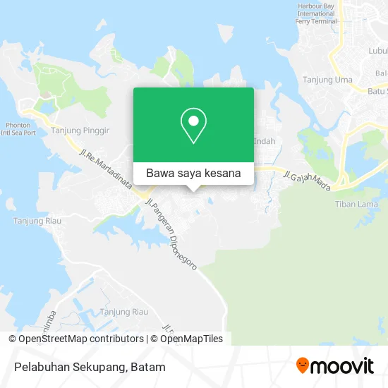 Peta Pelabuhan Sekupang