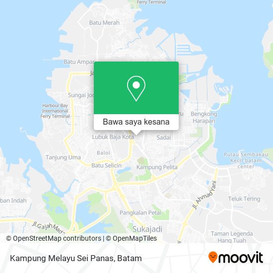 Peta Kampung Melayu Sei Panas