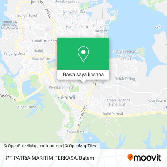 Peta PT PATRiA MARITIM PERKASA