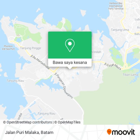 Peta Jalan Puri Malaka