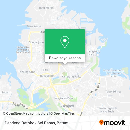 Peta Dendeng Batokok Sei Panas