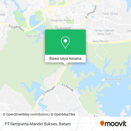 Peta PT.Sempurna Mandiri Sukses