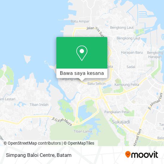 Peta Simpang Baloi Centre