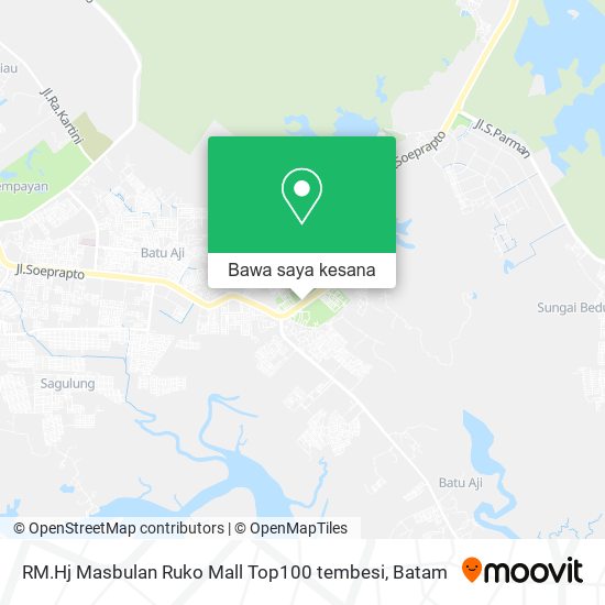 Peta RM.Hj Masbulan Ruko Mall Top100 tembesi