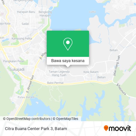Peta Citra Buana Center Park 3