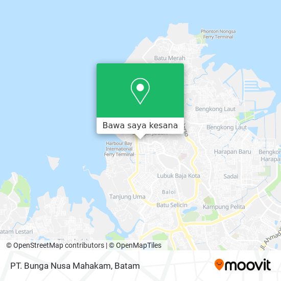 Peta PT. Bunga Nusa Mahakam