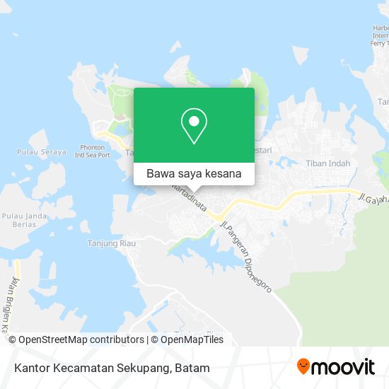 Peta Kantor Kecamatan Sekupang