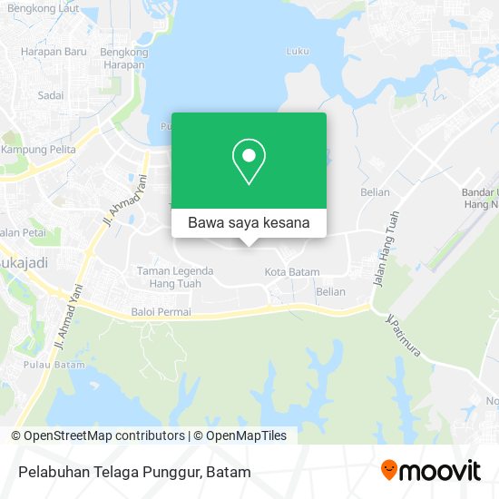 Peta Pelabuhan Telaga Punggur