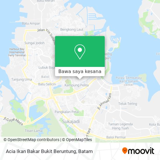 Peta Acia Ikan Bakar Bukit Beruntung