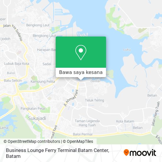 Peta Business Lounge Ferry Terminal Batam Center