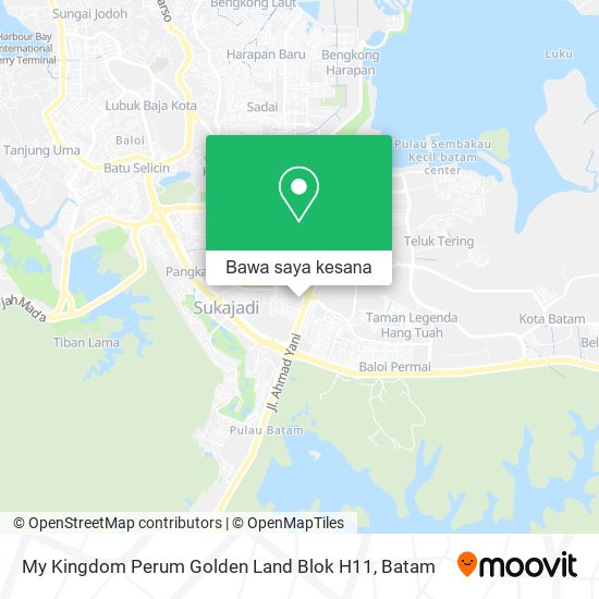 Peta My Kingdom Perum Golden Land Blok H11