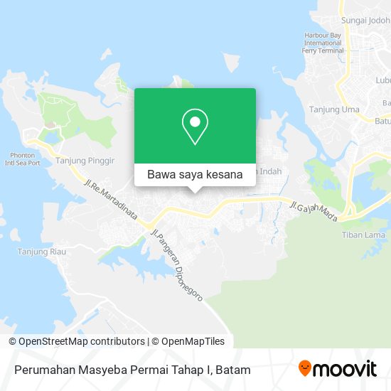 Peta Perumahan Masyeba Permai Tahap I