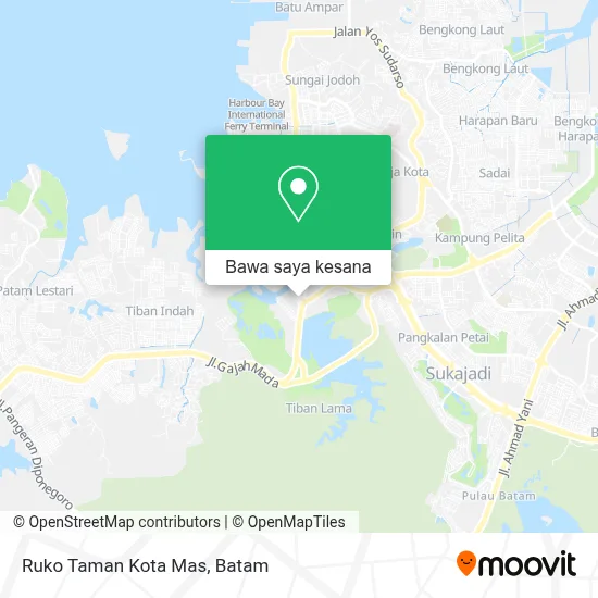 Peta Ruko Taman Kota Mas
