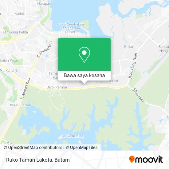 Peta Ruko Taman Lakota