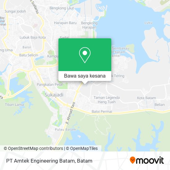 Peta PT Amtek Engineering Batam