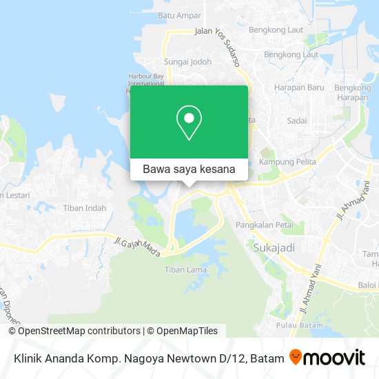 Peta Klinik Ananda Komp. Nagoya Newtown D / 12