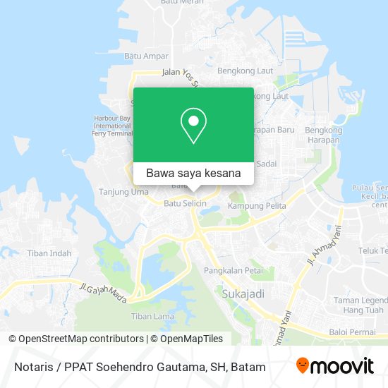 Peta Notaris / PPAT Soehendro Gautama, SH