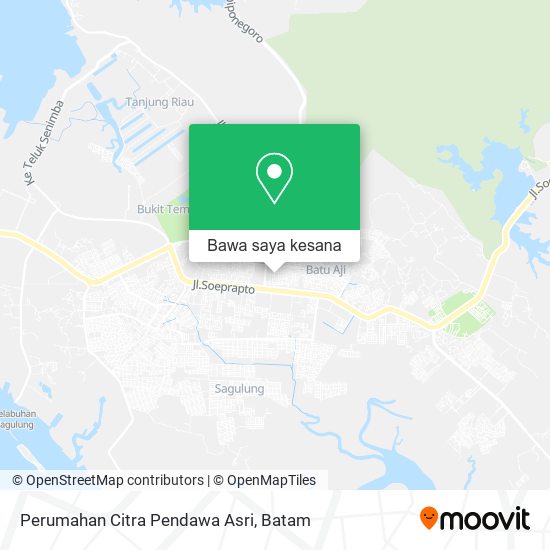 Peta Perumahan Citra Pendawa Asri