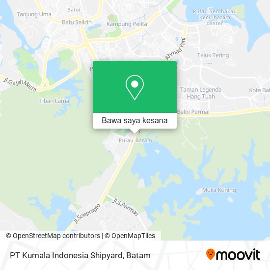 Peta PT Kumala Indonesia Shipyard