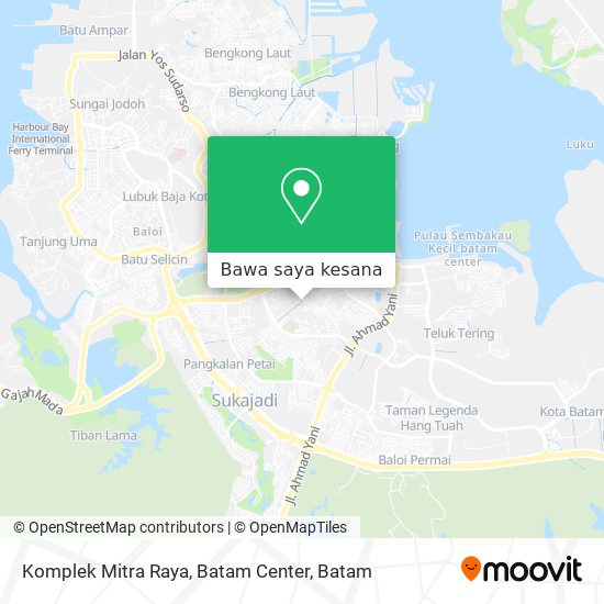 Peta Komplek Mitra Raya, Batam Center