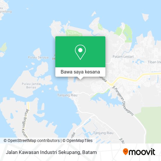 Peta Jalan Kawasan Industri Sekupang