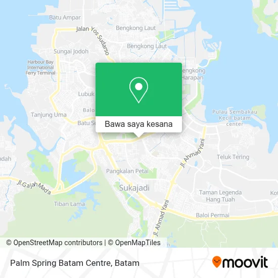 Peta Palm Spring Batam Centre
