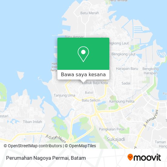 Peta Perumahan Nagoya Permai