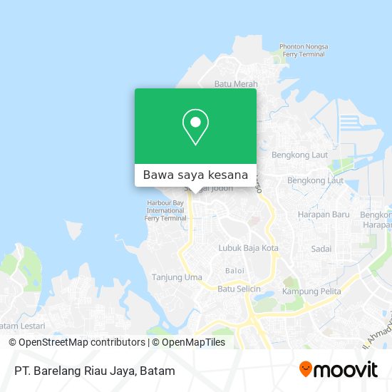 Peta PT. Barelang Riau Jaya