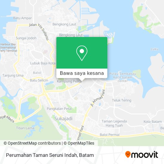 Peta Perumahan Taman Seruni Indah
