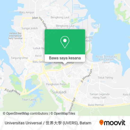 Peta Universitas Universal / 世界大學 (UVERS)