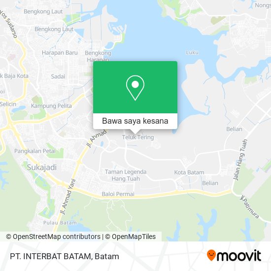 Peta PT. INTERBAT BATAM