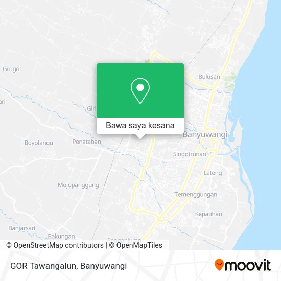 Peta GOR Tawangalun