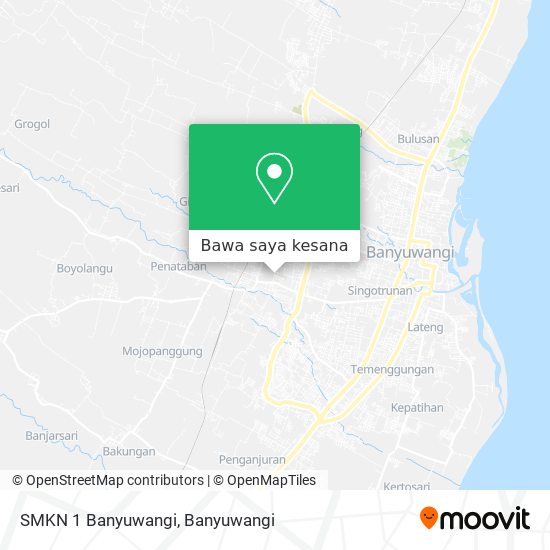 Peta SMKN 1 Banyuwangi
