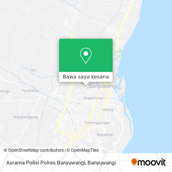 Peta Asrama Polisi Polres Banyuwangi