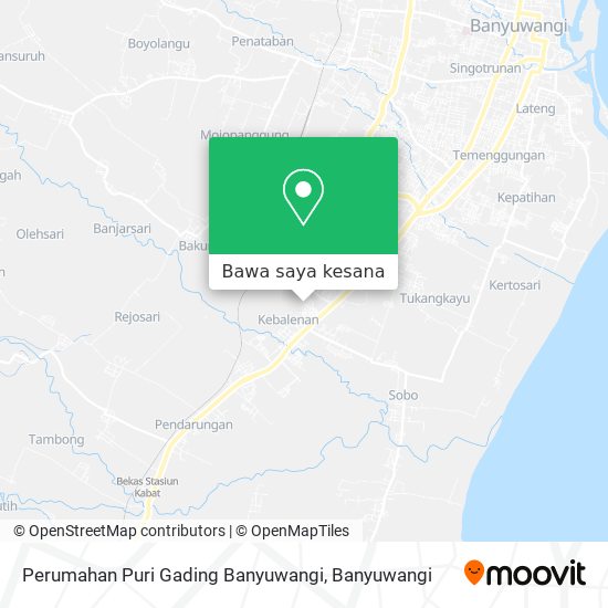 Peta Perumahan Puri Gading Banyuwangi