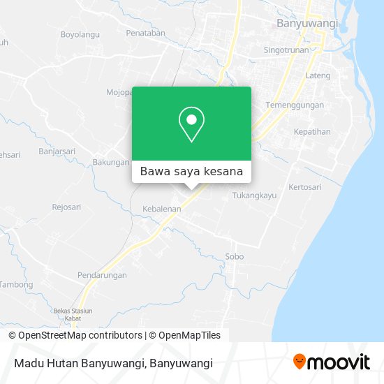 Peta Madu Hutan Banyuwangi