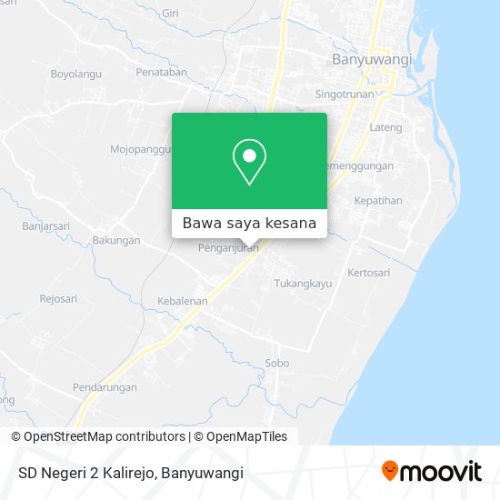 Peta SD Negeri 2 Kalirejo