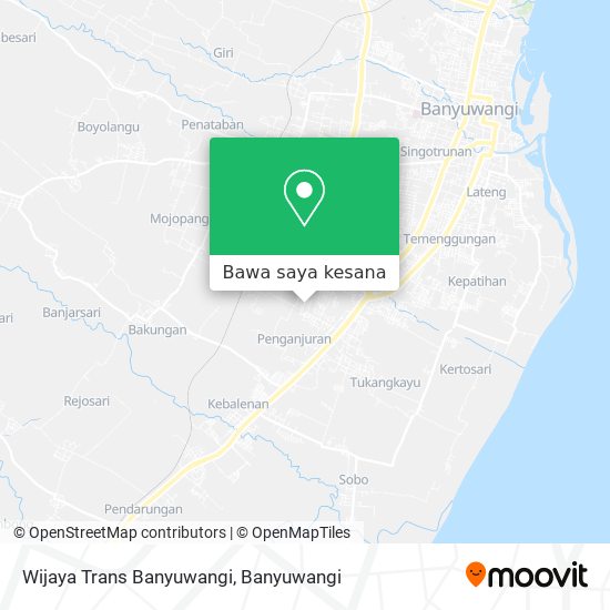 Peta Wijaya Trans Banyuwangi