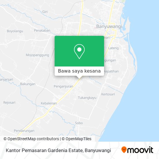 Peta Kantor Pemasaran Gardenia Estate