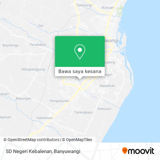 Peta SD Negeri Kebalenan