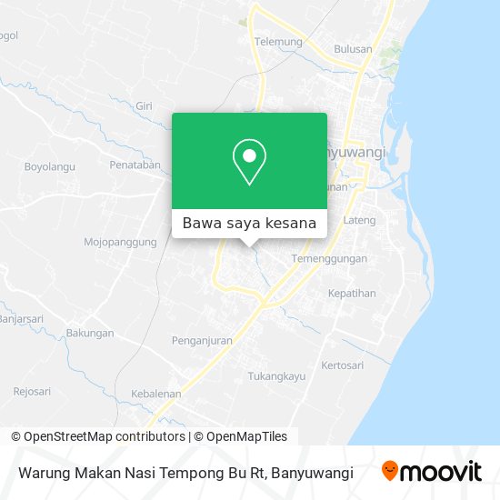 Peta Warung Makan Nasi Tempong Bu Rt