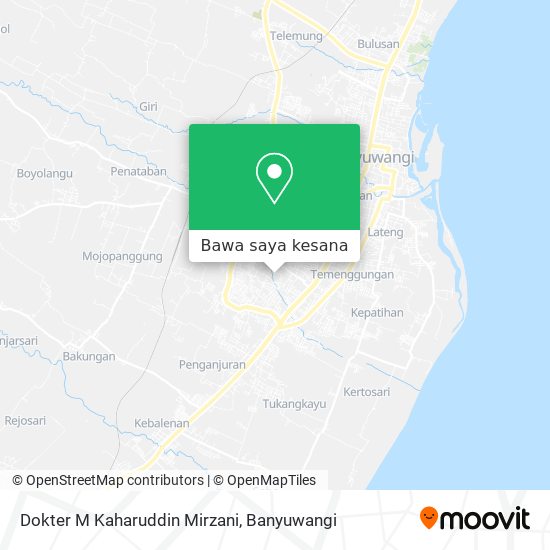 Peta Dokter M Kaharuddin Mirzani