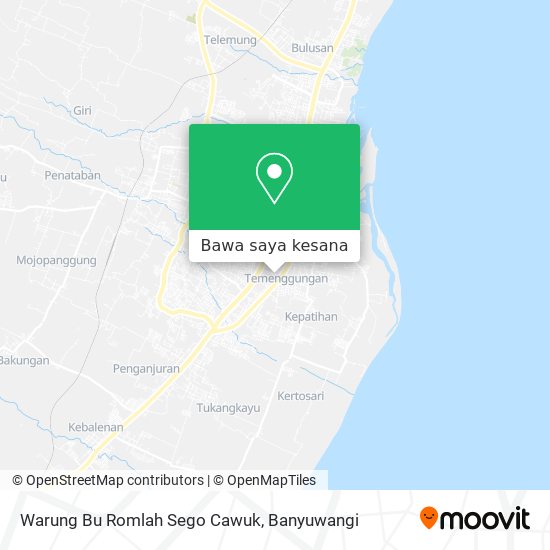 Peta Warung Bu Romlah Sego Cawuk