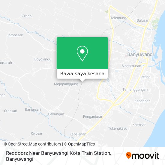 Peta Reddoorz Near Banyuwangi Kota Train Station